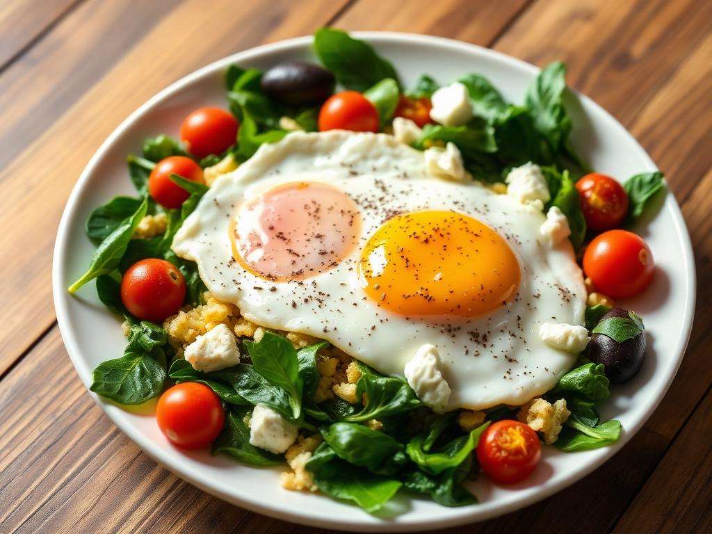 Halal Low Calorie Mediterranean Breakfast Scramble Recipe