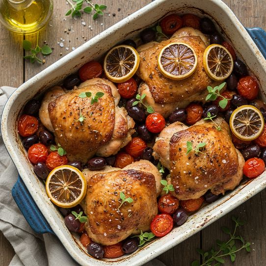 Halal Mediterranean Chicken Thighs