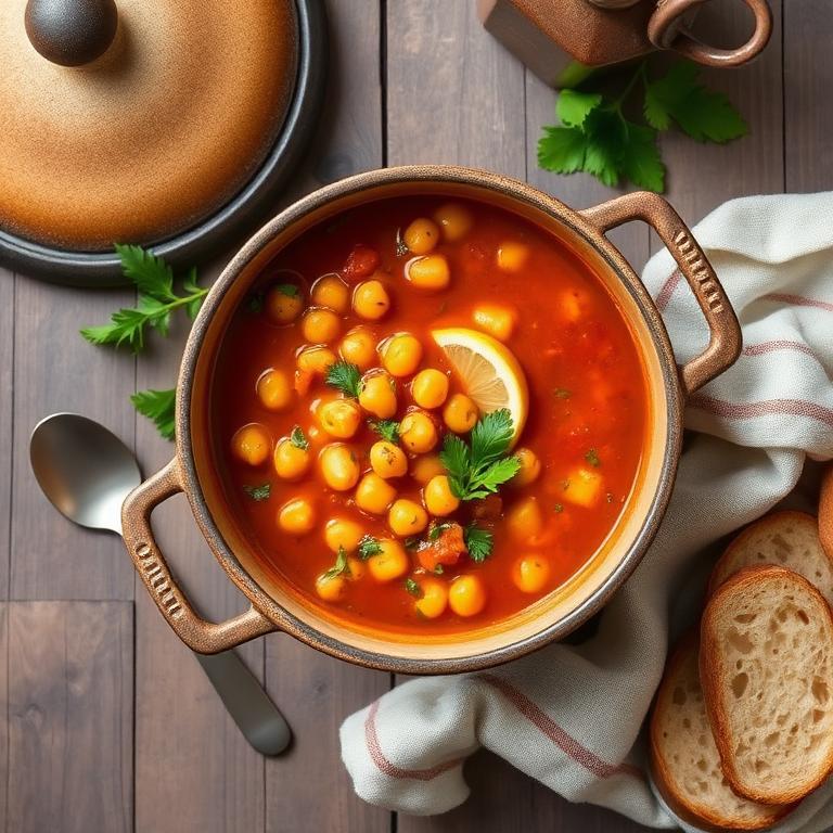 Halal Mediterranean Chickpea Stew (One Pot)