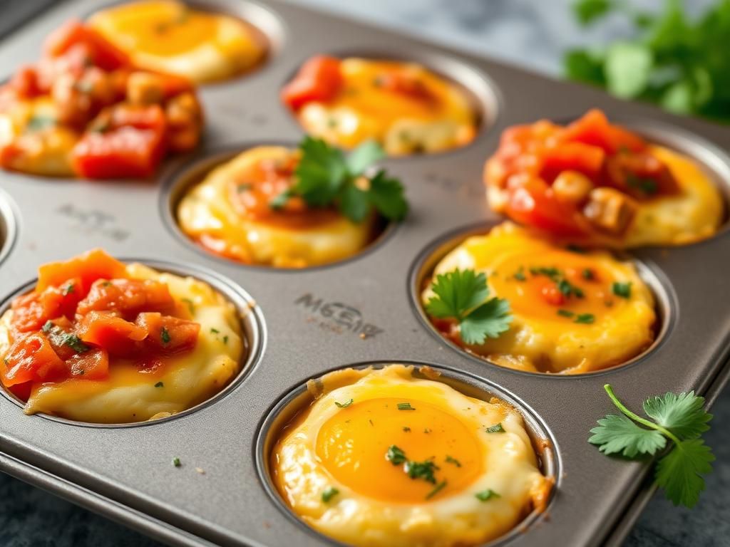 Halal Meal Prep Mexican Egg Muffins Recipe