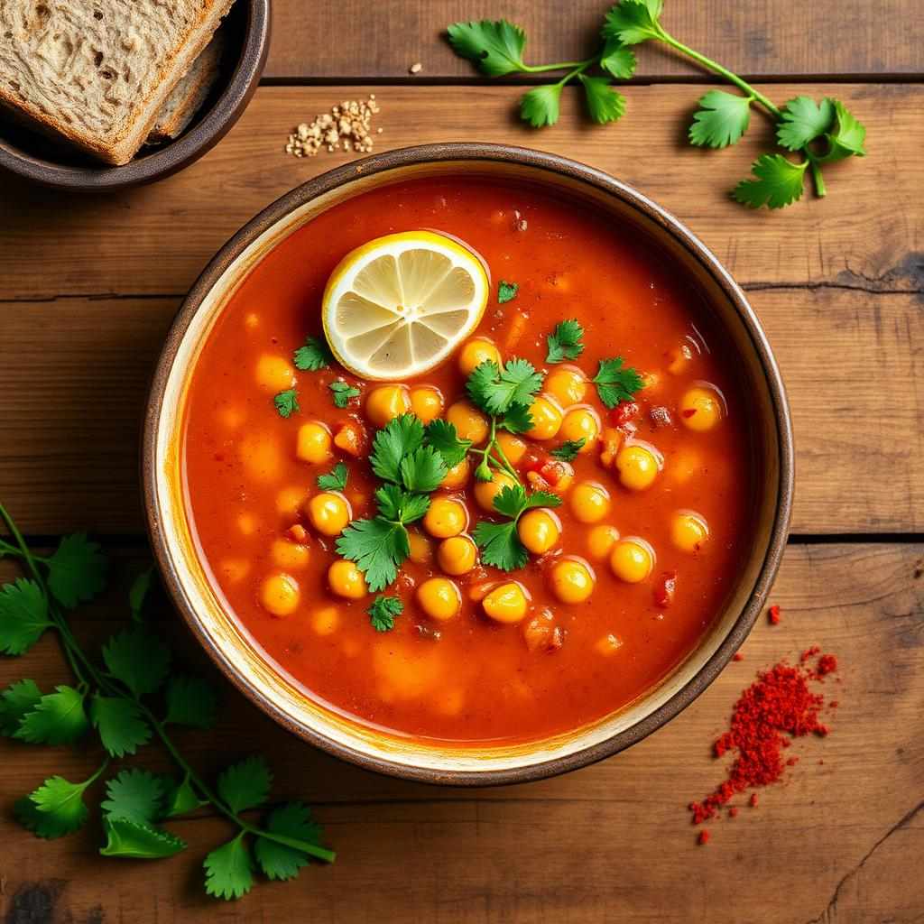 Halal Moroccan Chickpea Soup (Easy)
