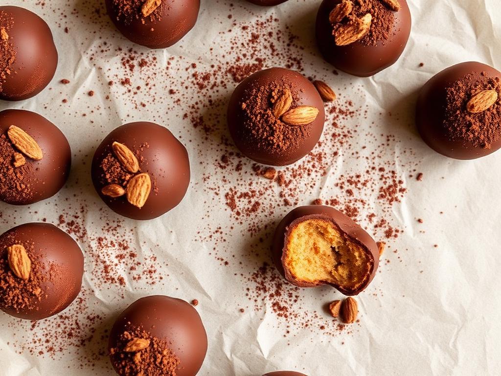 Halal No Bake Almond Butter Chocolate Bites Recipe