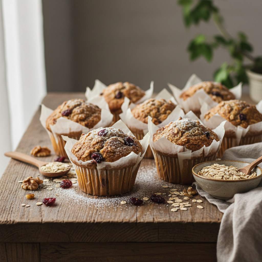 Halal Oat Bran Muffins Recipe Healthy