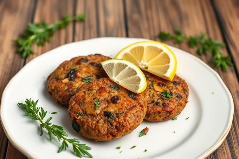 Halal One Pan Indian Spiced Lentil Patties (Stovetop)