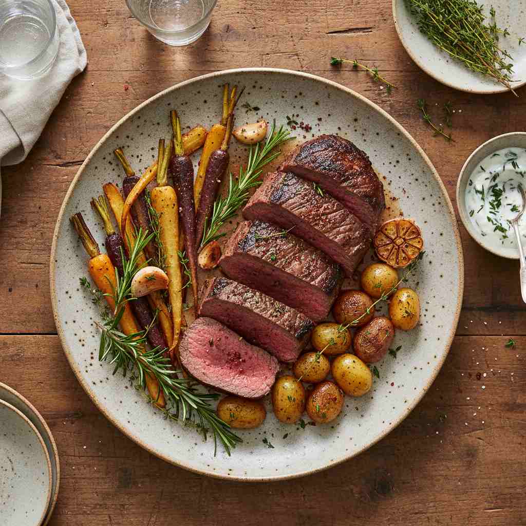 Halal Oven Roasted Beef Tenderloin Recipe
