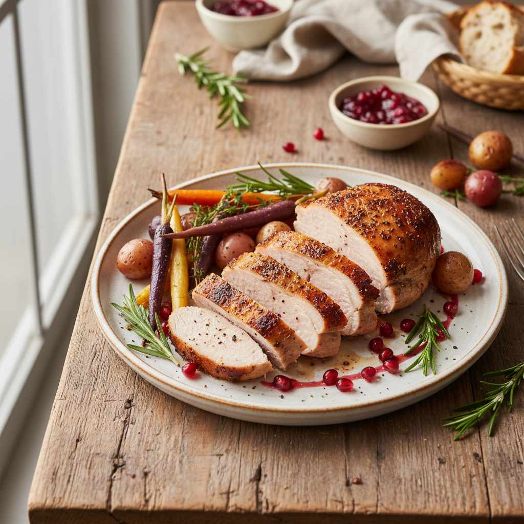 Halal Oven Roasted Turkey Tenderloin Recipe