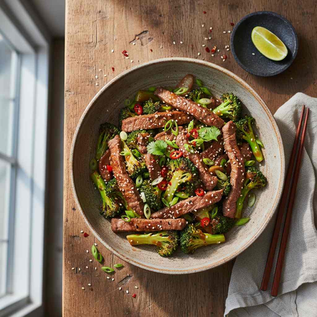 Halal Paleo Beef and Broccoli Bowl Recipe