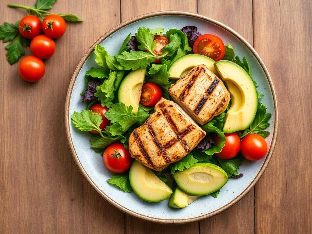 Halal Paleo Grilled Chicken Salad