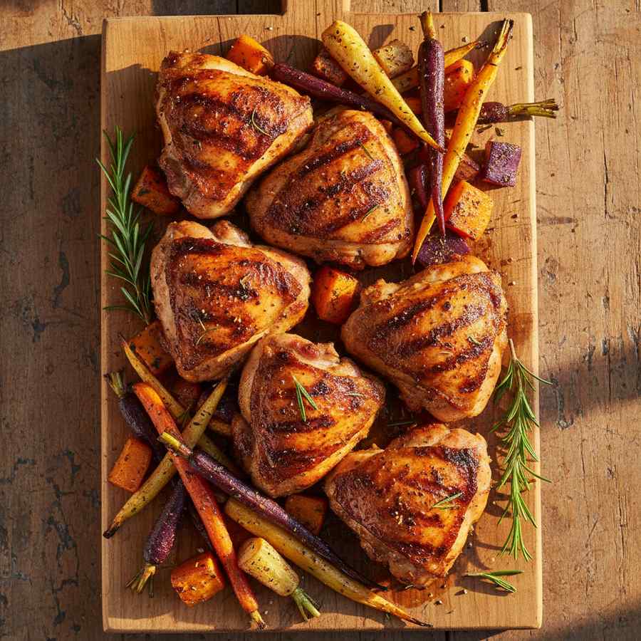 Halal Paleo Grilled Chicken Thighs Recipe