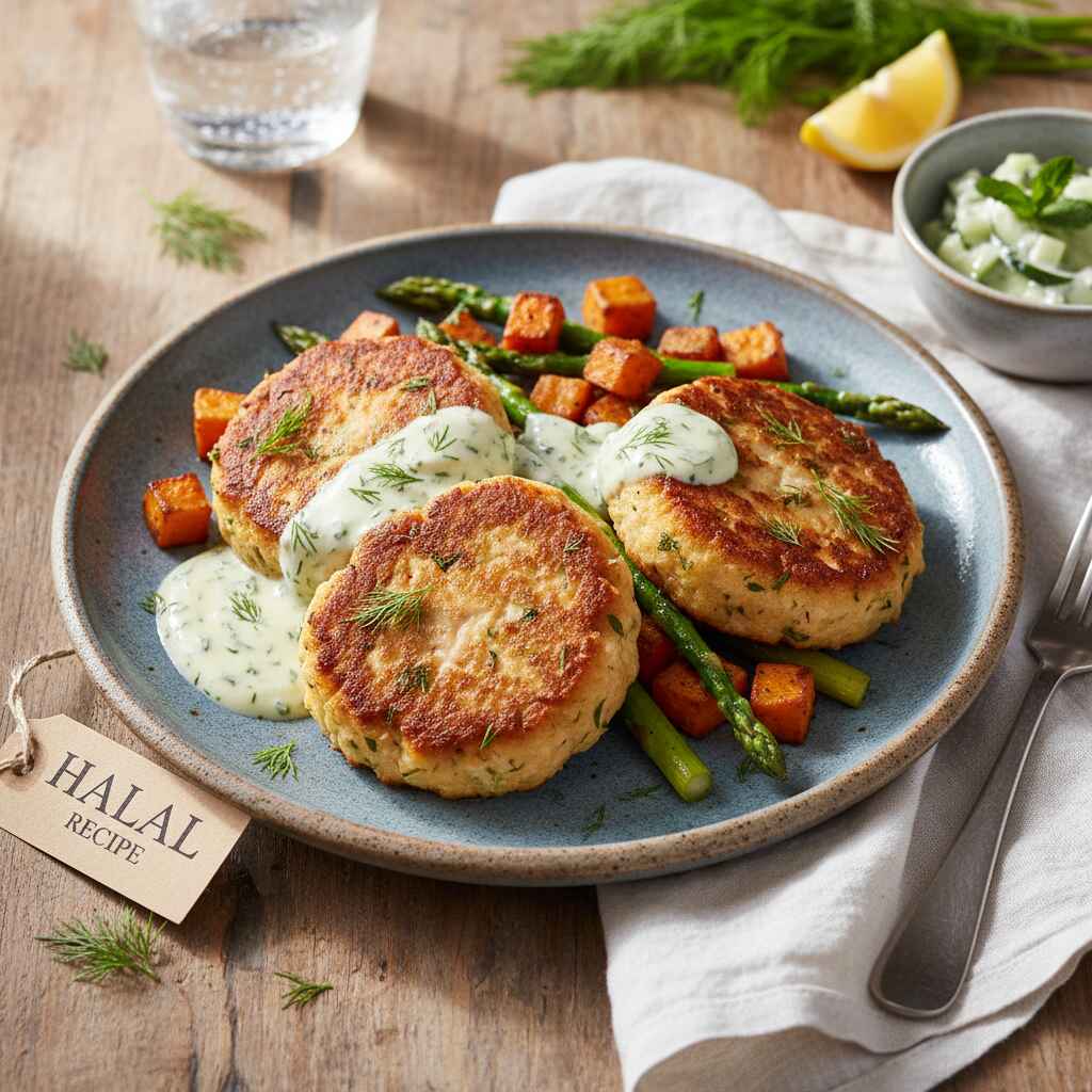 Halal Paleo Salmon Cakes