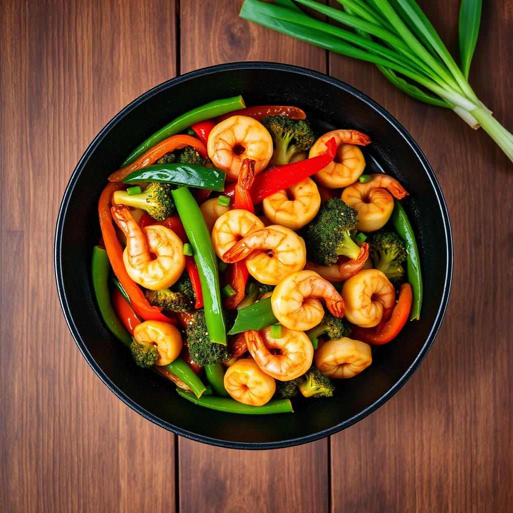 Halal Paleo Shrimp Stir Fry Recipe