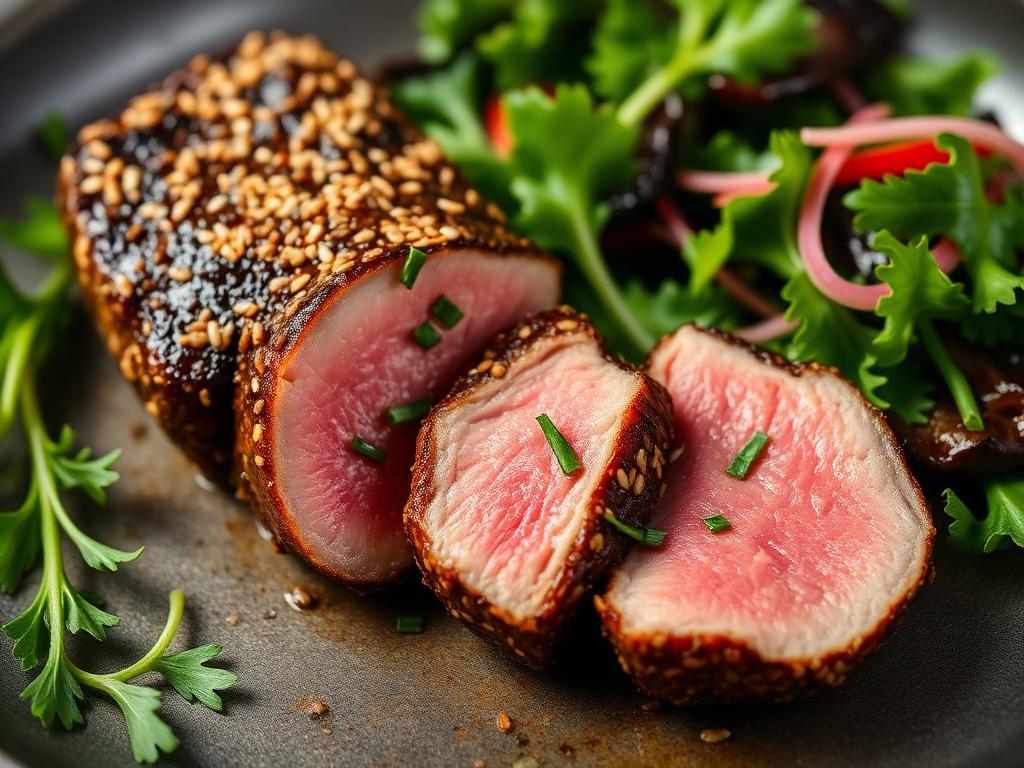Halal Pan Seared Tuna Steak Recipe Healthy