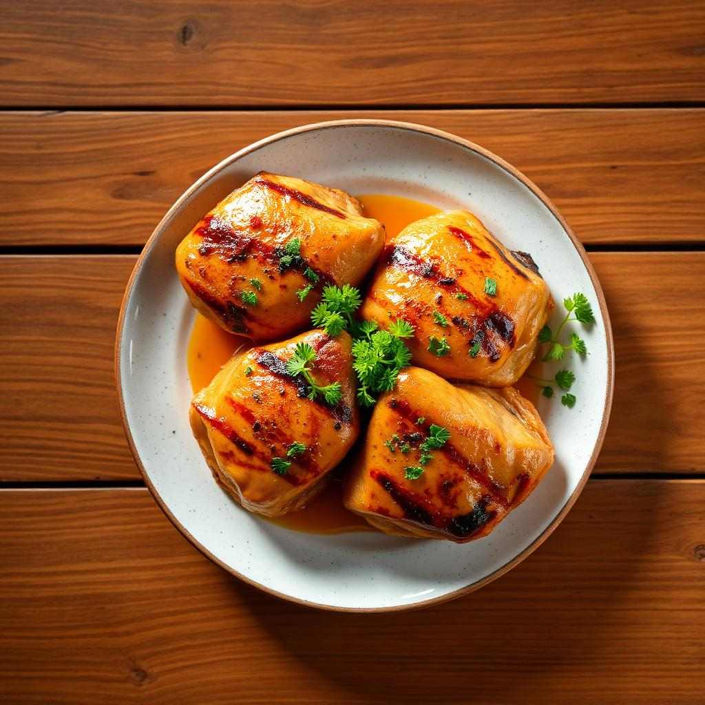 Halal PCOS Friendly Baked Chicken Thighs Recipe