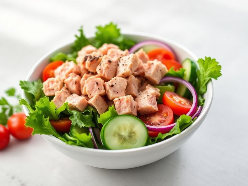 Halal PCOS Friendly Tuna Salad Bowl