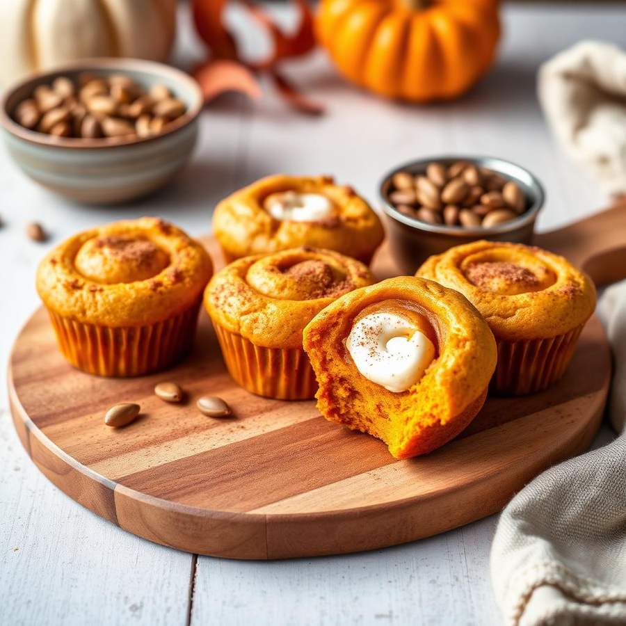 Halal Gluten Free Pumpkin Cream Cheese Muffins Recipe Healthy