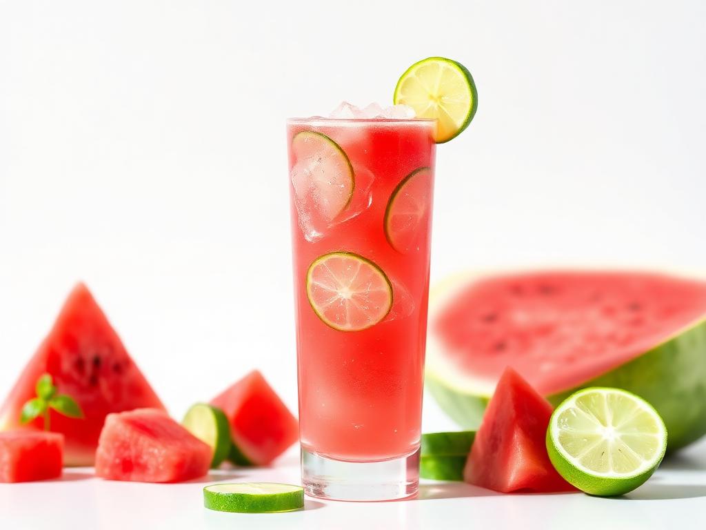 Halal Refreshing Cucumber Watermelon Lime Drink Recipe