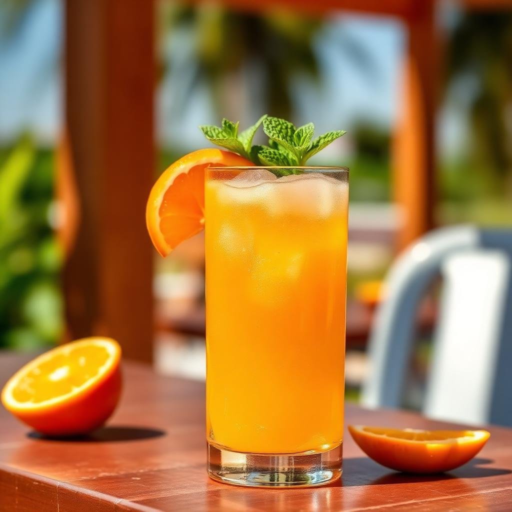 Halal Refreshing Orange Mint Agua Fresca Recipe