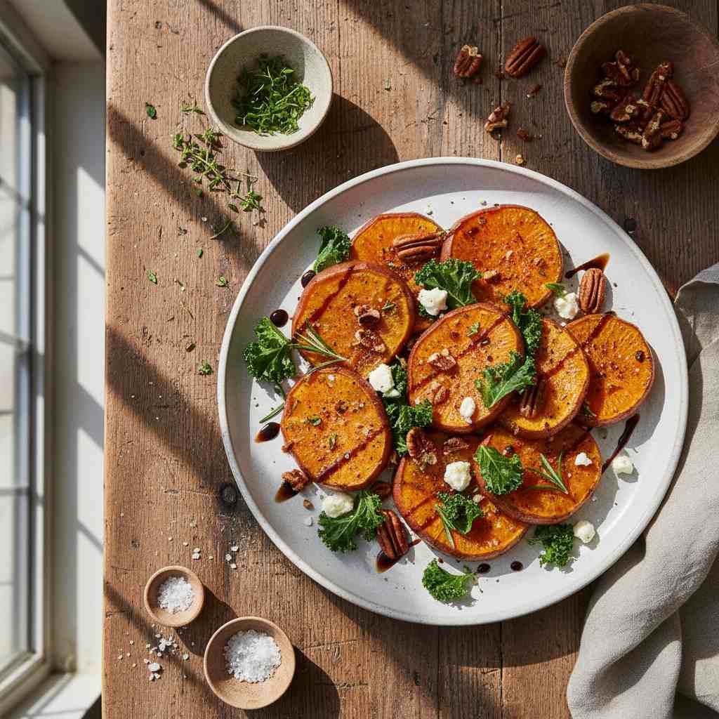 Halal Roasted Sweet Potato Recipe Healthy