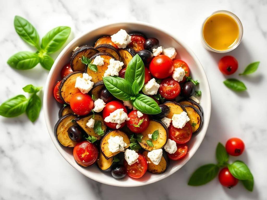 Halal Roasted Zucchini Salad Recipe Mediterranean