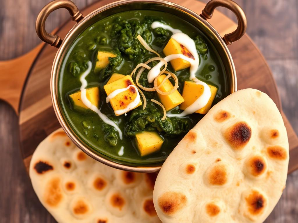 Halal Saag Paneer Recipe Healthy Less Cream