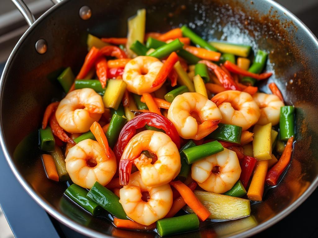 Halal Shrimp Stir Fry Recipe Healthy Easy