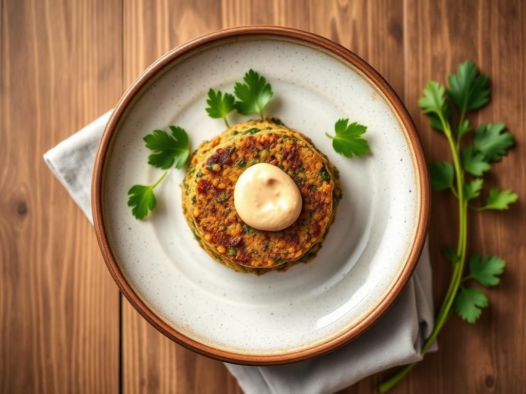Halal Spinach Lentil Patties (Baked Healthy)