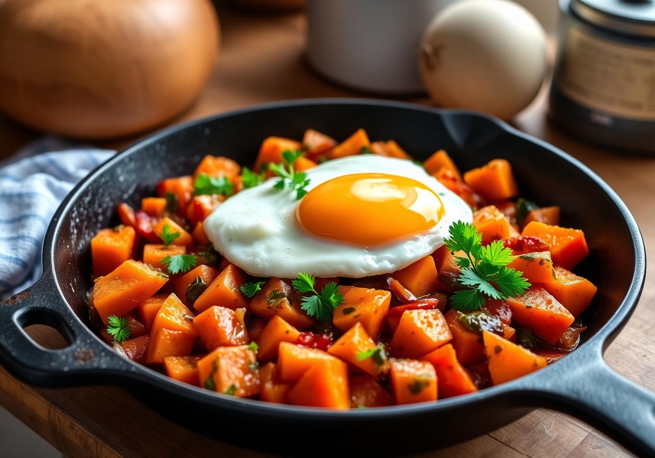 Halal Sweet Potato Breakfast Hash Recipe