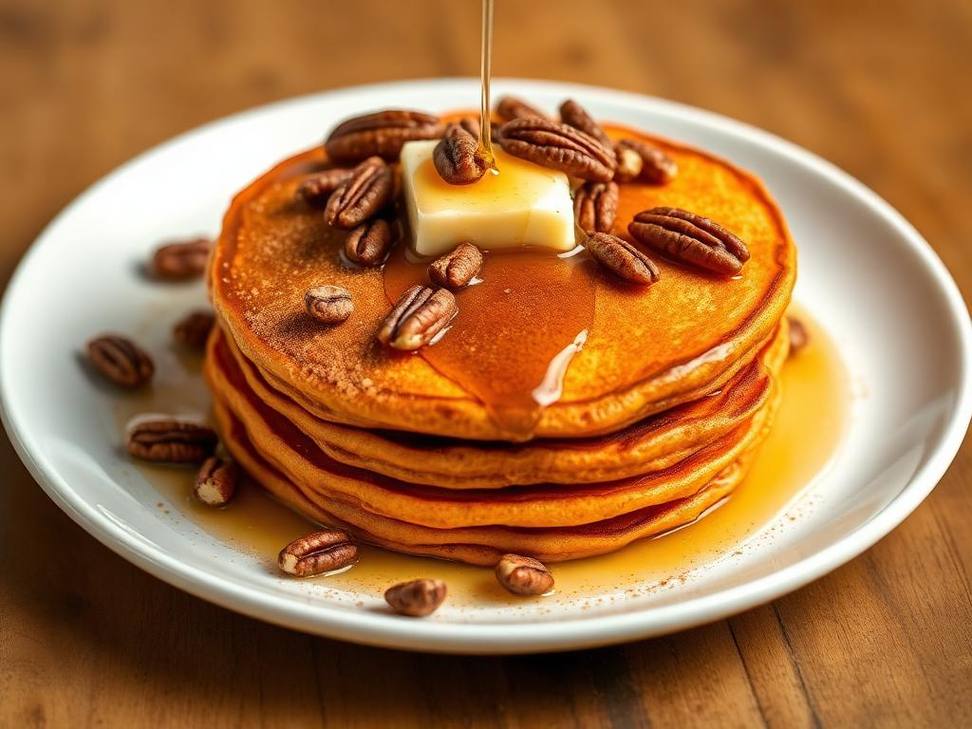 Halal Sweet Potato Breakfast Pancakes