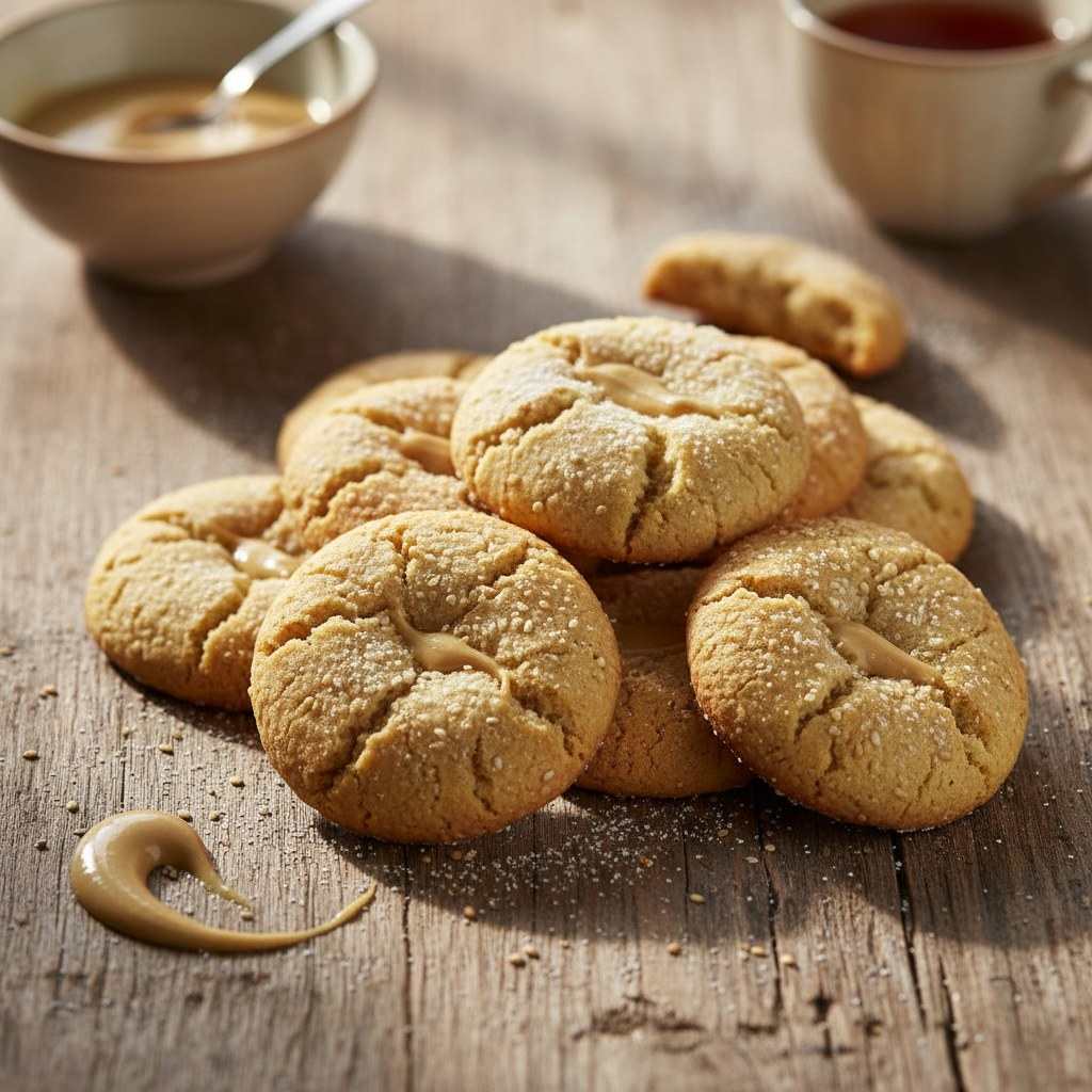 Halal Tahini Cookies Recipe Healthy Easy