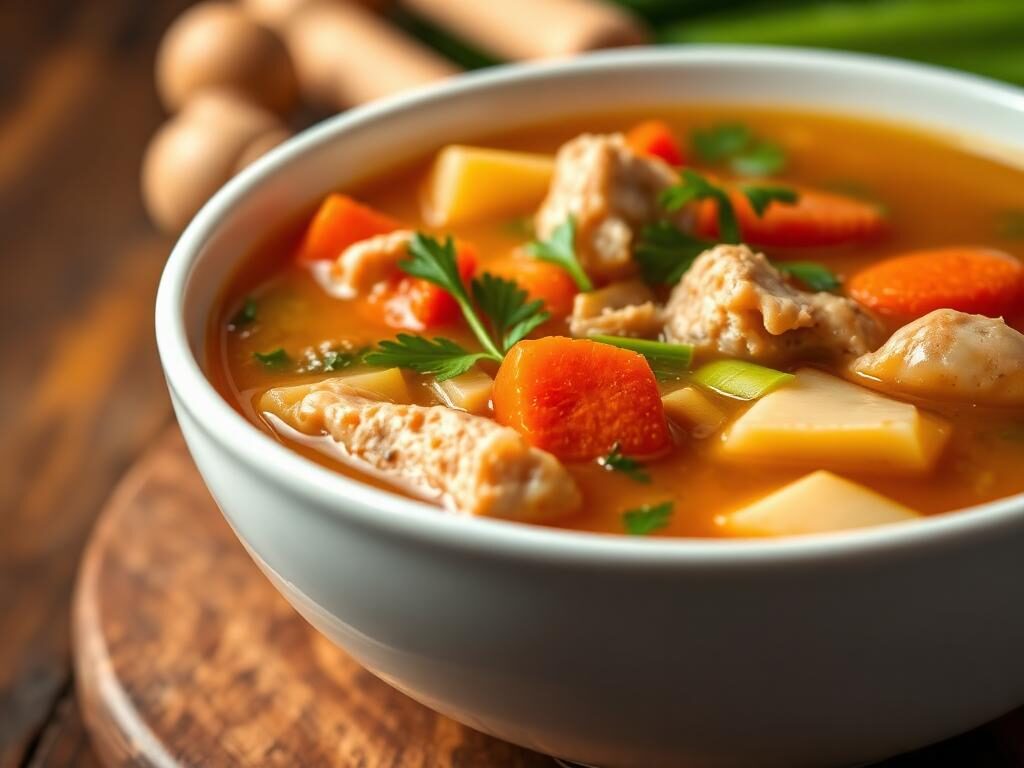 Halal Thyroid Friendly Chicken Vegetable Soup