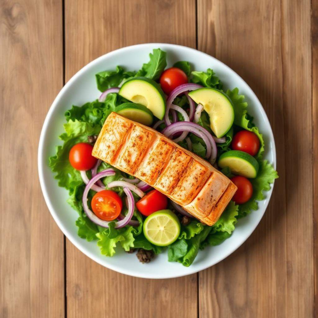 Halal Thyroid Friendly Salmon Salad Recipe