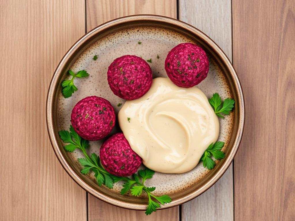 Halal Vegetarian Beet Falafel (Baked Healthy)