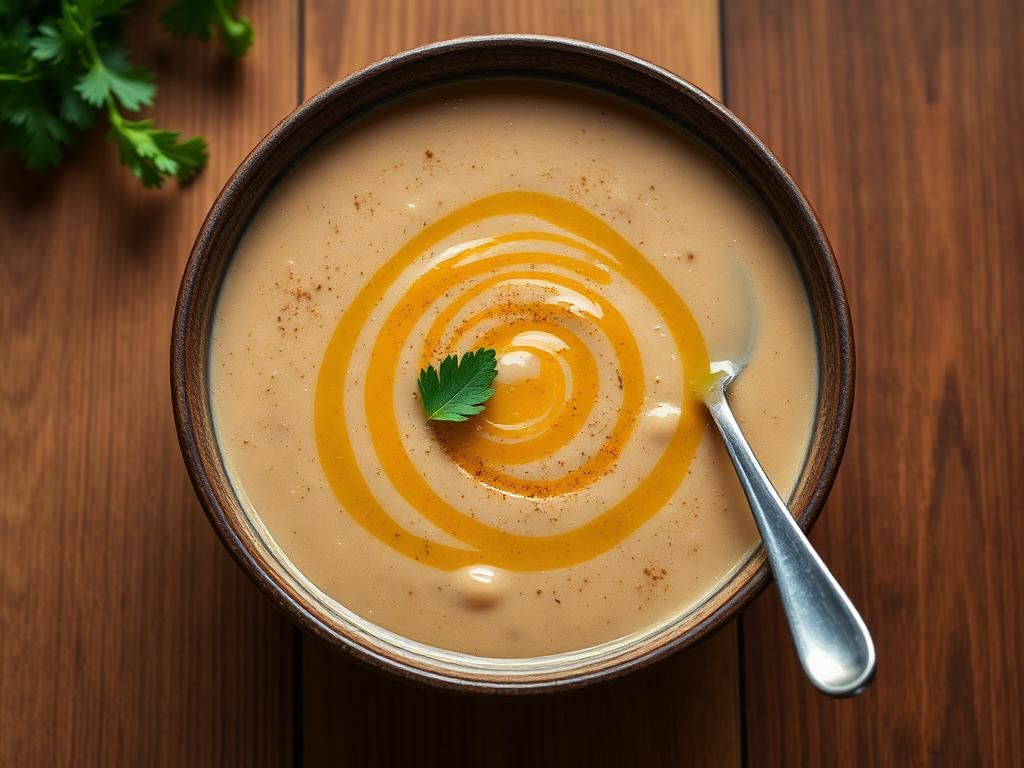 Halal Vegetarian Ful Nabed (Fava Bean Soup)