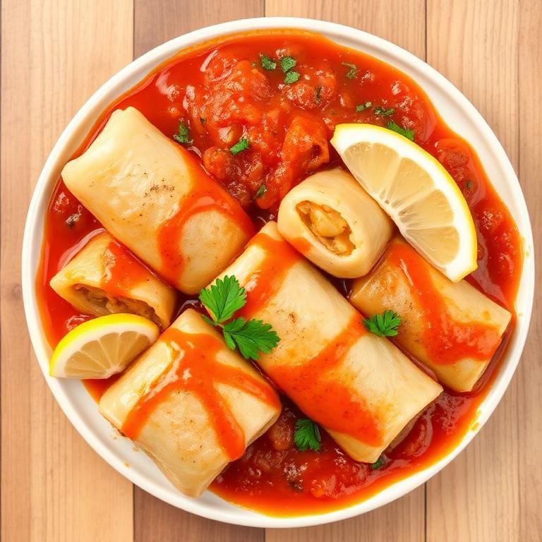 Halal Vegetarian Malfouf (Cabbage Rolls Light)