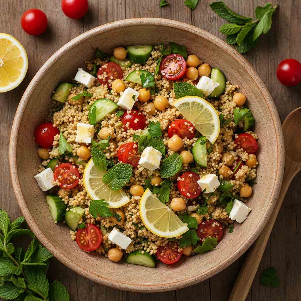 Halal Vegetarian Whole Wheat Couscous Salad