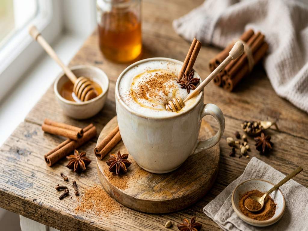 Halal Warm Cinnamon Honey Milk Recipe