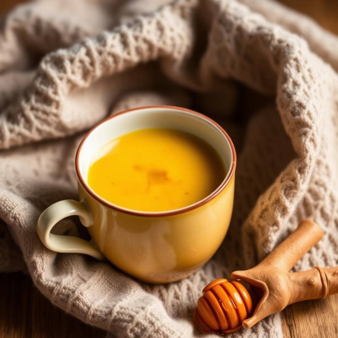 Halal Warm Golden Milk with Honey Recipe