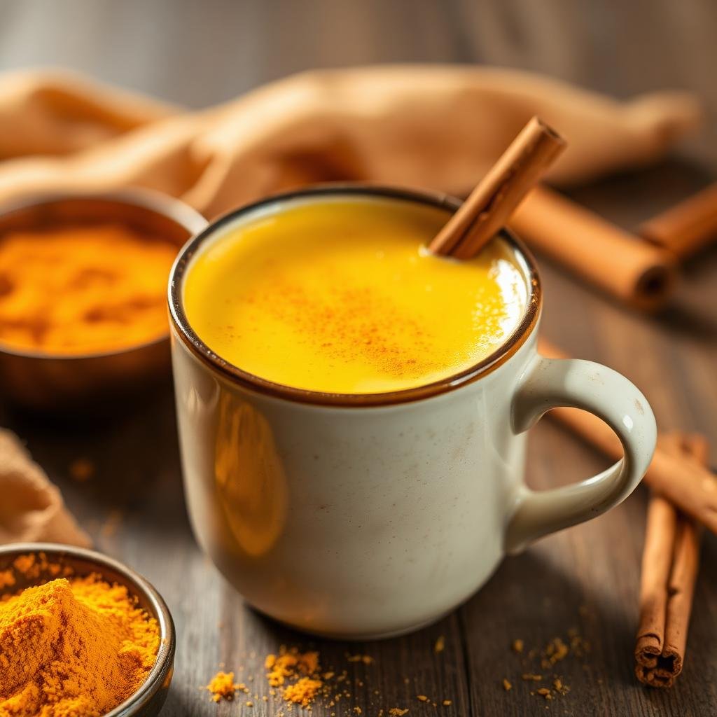 Halal Warm Golden Turmeric Latte Recipe