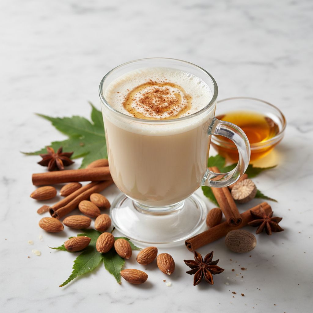 Halal Warm Maple Cinnamon Almond Milk