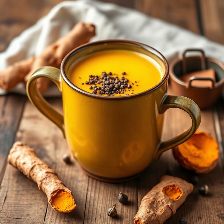 Halal Warm Turmeric Black Pepper Drink Recipe