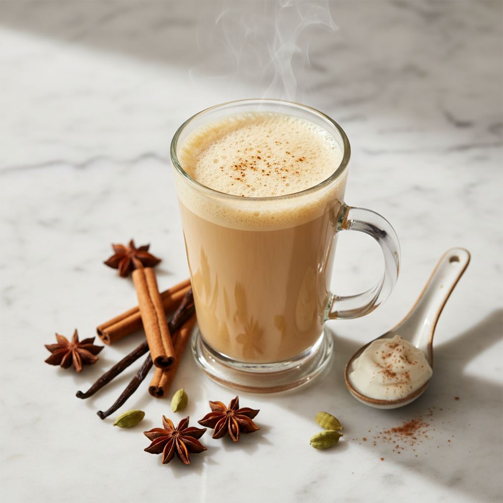 Halal Warm Vanilla Bean Chai Latte Recipe