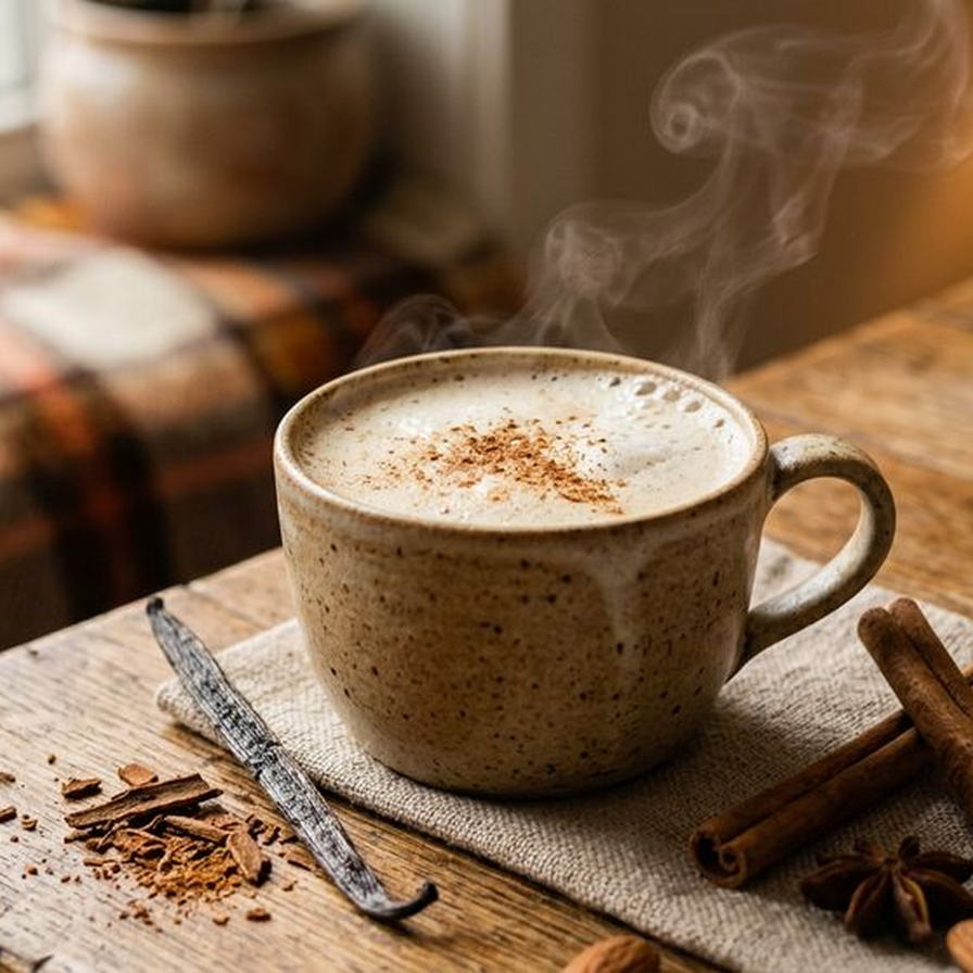 Halal Warm Vanilla Cinnamon Almond Milk