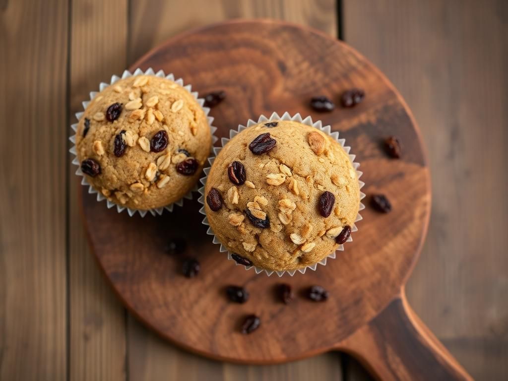 Halal Whole Grain Raisin Bran Muffins Recipe