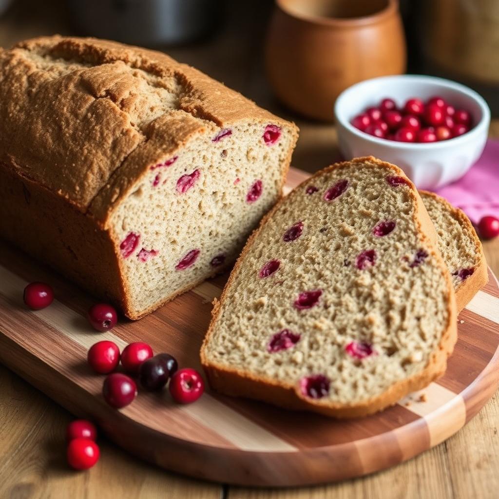 Halal Whole Wheat Cranberry Bread Recipe