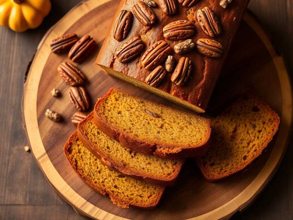 Halal Whole Wheat Pumpkin Pecan Bread Recipe