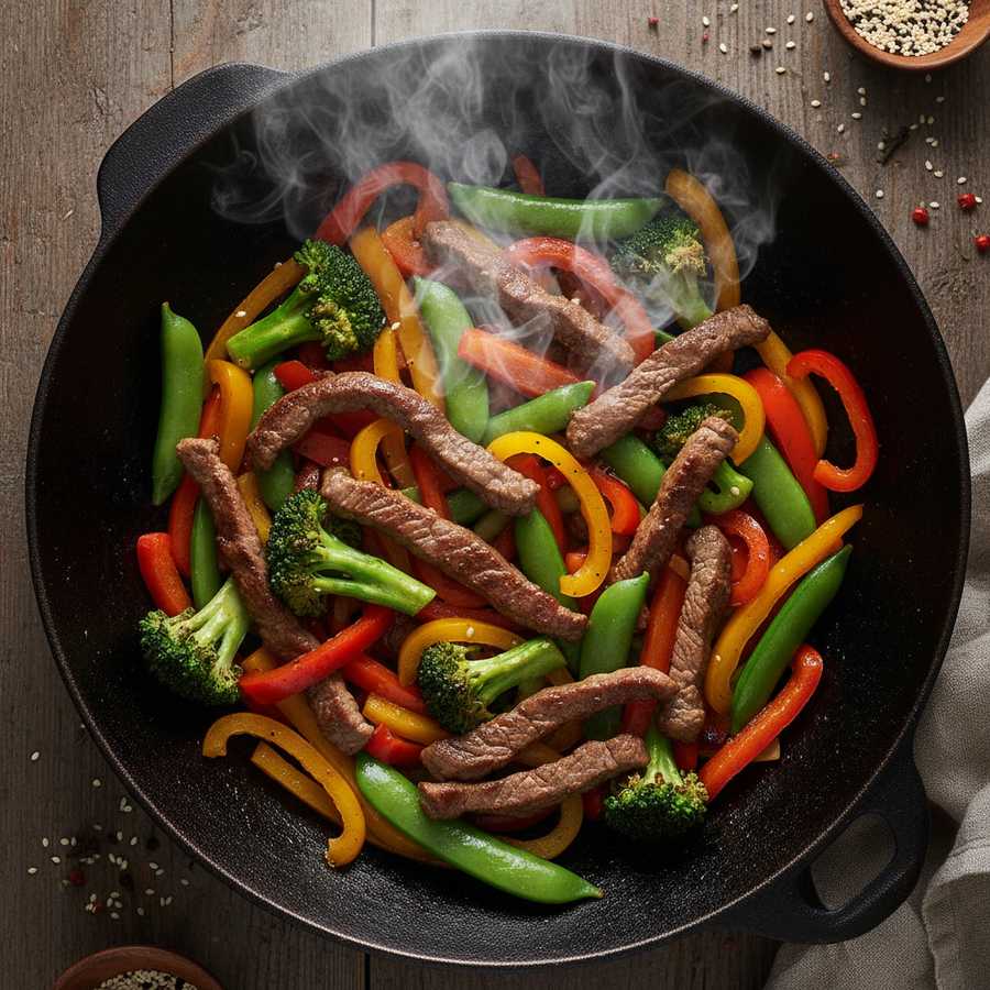 Halal Whole30 Beef and Vegetable Stir Fry Recipe