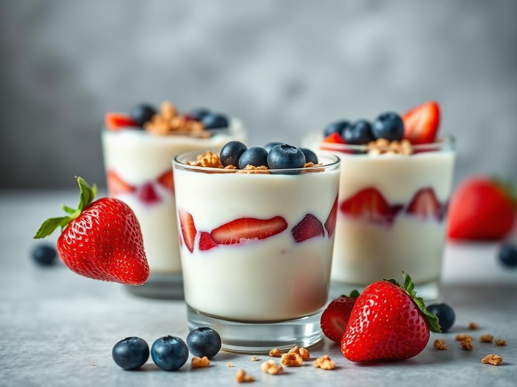 Halal Yogurt Berry Breakfast Cups