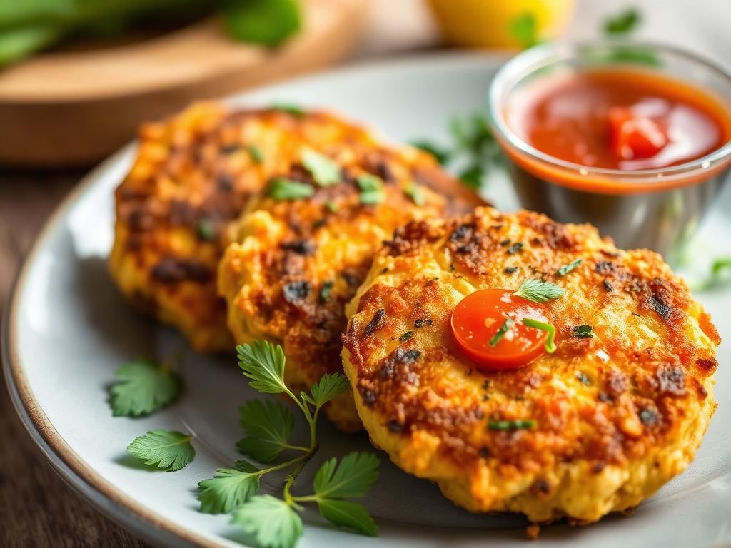 Halal Zucchini Carrot Breakfast Fritters